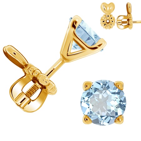 Купить оптом пусеты из серебра с топазами, топазами, топазами и топазами П320070860 от Krasnoe