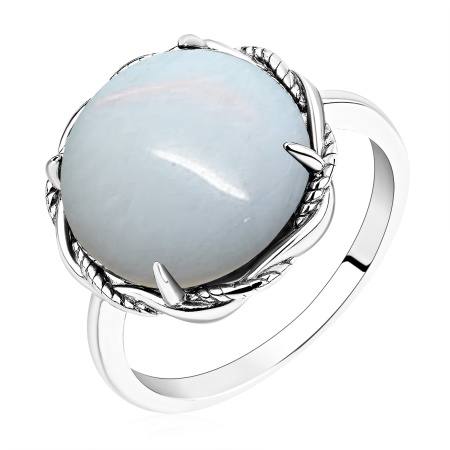 Купить оптом кольцо из серебра с лунным камнем 1340935042 от Krasnoe