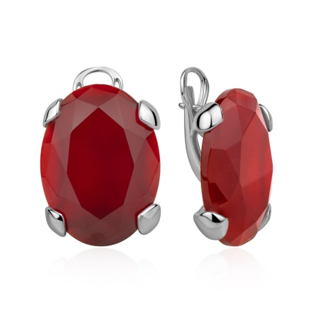 Купить оптом серьги из серебра с агатами 2340396551-31 от Krasnoe