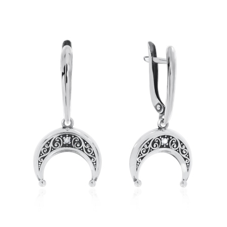 Купить оптом серьги из серебра с фианитами 2310201824 от Krasnoe