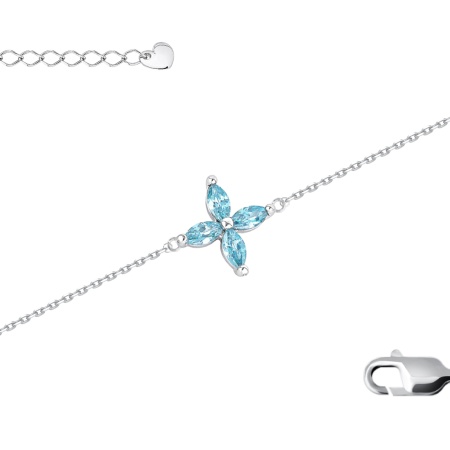 Купить оптом браслет из серебра с фианитами 4340205421-9-16-78 от Krasnoe