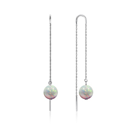 Купить оптом серьги из серебра с опалами 2340250710-2-10 от Krasnoe