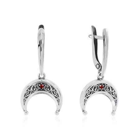Купить оптом серьги из серебра с ситаллами 2310881824-31 от Krasnoe