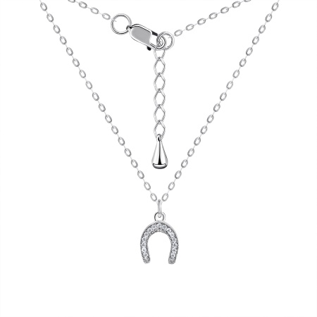 Купить оптом колье из серебра с фианитами 8340204770л-8-3-40 от Krasnoe