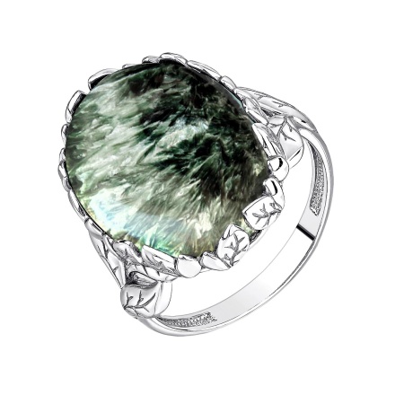 Купить оптом кольцо из серебра с серафинитом 1340921855 от Krasnoe
