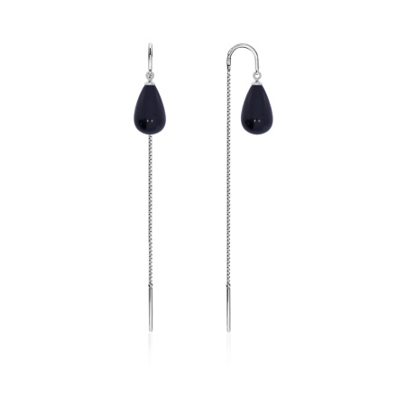 Купить оптом серьги из серебра с агатами 2340391682-8-20 от Krasnoe