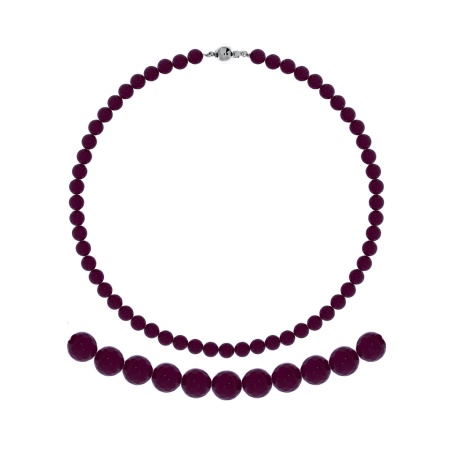 Купить оптом бусы из серебра с агатами 8340656088-45-37 от Krasnoe