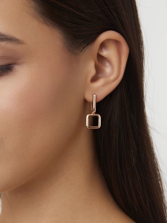 Купить оптом серьги из серебра без вставок 2320405302 от Krasnoe