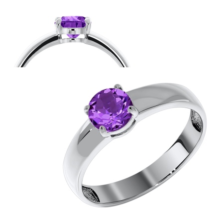 Купить оптом кольцо из серебра с фианитом 1340200254-92 от Krasnoe