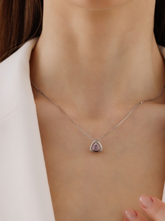 Купить оптом подвеска из серебра с аметистом 3340065541 от Krasnoe