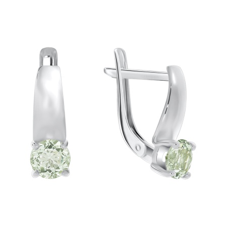 Купить оптом серьги из серебра с фианитами 2340200255-68 от Krasnoe