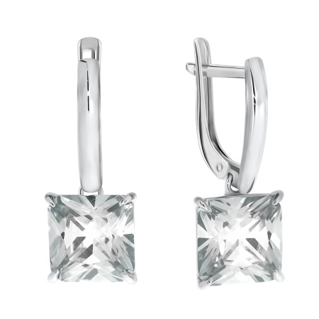 Купить оптом серьги из серебра с фианитами 2340200279-1 от Krasnoe