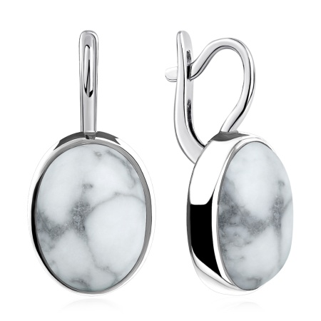 Купить оптом серьги из серебра с кахолонгами 2340К00932-1 от Krasnoe