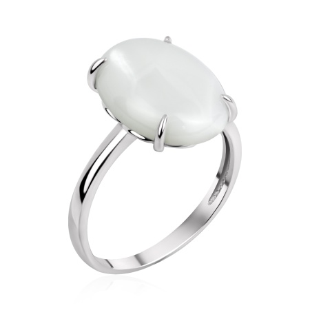 Купить оптом кольцо из серебра с перламутром 1340496387-1 от Krasnoe