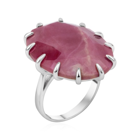 Купить оптом кольцо из серебра с родонитом 1340456498 от Krasnoe