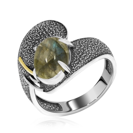 Купить оптом кольцо из серебра с лабрадоритом 1317Л02395 от Krasnoe