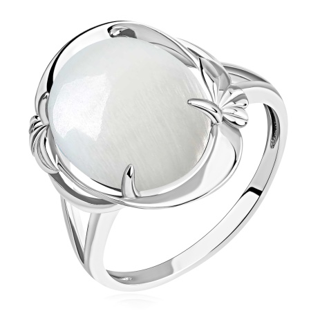 Купить оптом кольцо из серебра с перламутром 1340491775 от Krasnoe