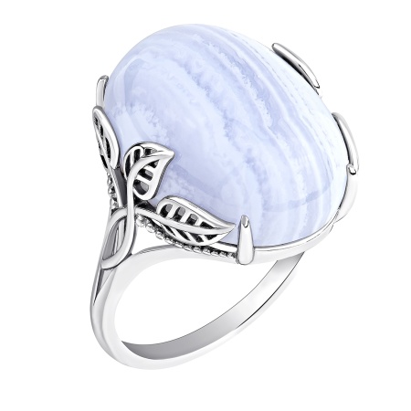 Купить оптом кольцо из серебра с агатом 1340395049-84 от Krasnoe
