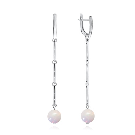 Купить оптом серьги из серебра с опалами 2340340748 от Krasnoe