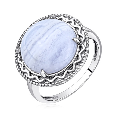 Купить оптом кольцо из серебра с агатом 1340391999-84 от Krasnoe