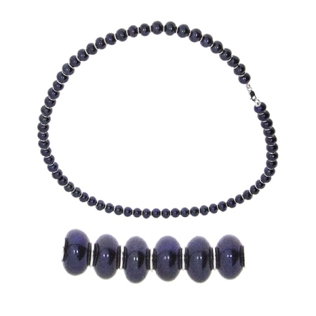 Купить оптом бусы из серебра с жемчугами 8340056013-50 от Krasnoe