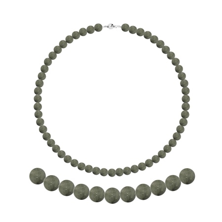 Купить оптом бусы из серебра с кварцем 8340996088-45 от Krasnoe