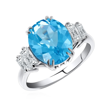 Купить оптом кольцо из серебра с фианитами 1340200227-70 от Krasnoe