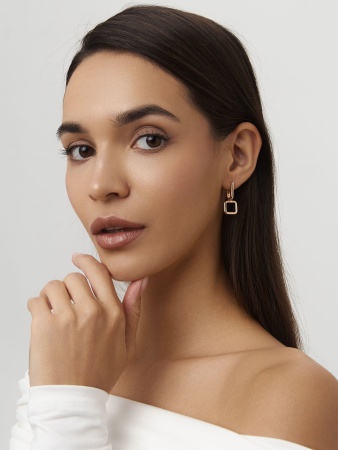 Купить оптом серьги из серебра без вставок 2320405302 от Krasnoe