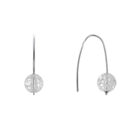 Купить оптом серьги из серебра с кристалл ювелирныйами 2340291061 от Krasnoe