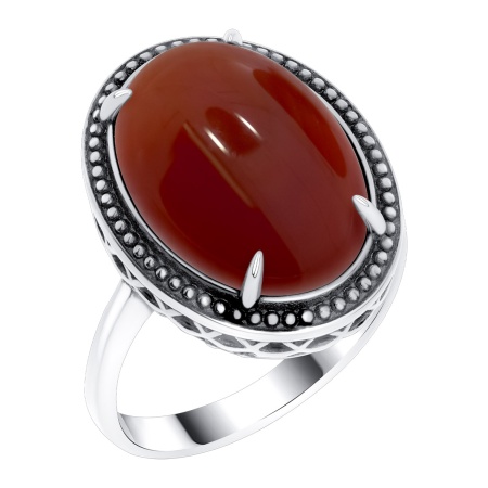 Купить оптом кольцо из серебра с агатом 1310395706-31 от Krasnoe