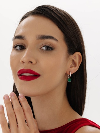 Купить оптом серьги из серебра с агатами 2340391784-60 от Krasnoe