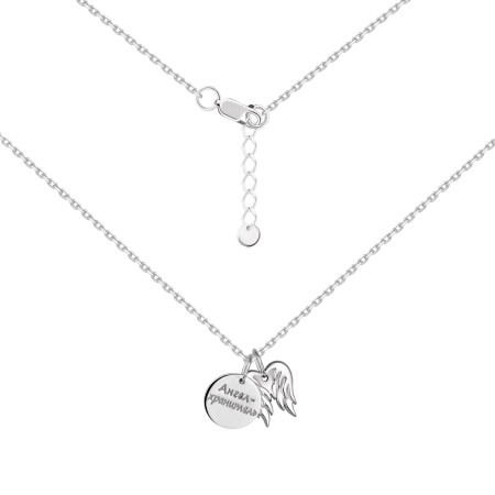 Купить оптом колье из серебра без вставок 8340405810-16-45 от Krasnoe