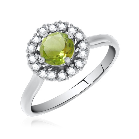 Купить оптом кольцо из серебра с фианитами 1340200211-65 от Krasnoe