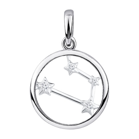 Купить оптом подвеска из серебра с фианитами 3340205980л от Krasnoe