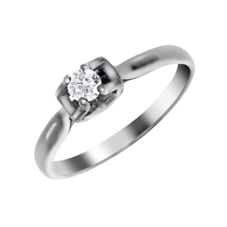 Купить оптом кольцо из серебра с фианитом 1340200047 от Krasnoe