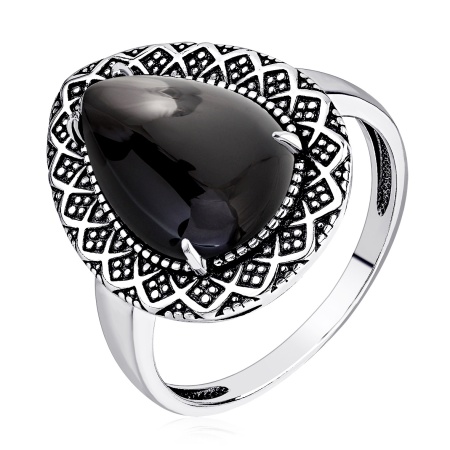 Купить оптом кольцо из серебра с агатом 1310395062-20 от Krasnoe