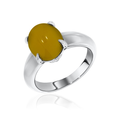 Купить оптом кольцо из серебра с агатом 1340390376-40 от Krasnoe