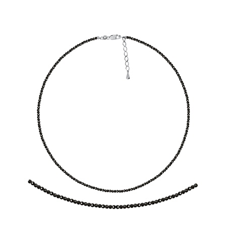 Купить оптом бусы из серебра со шпинелью 8340216194-1-38 от Krasnoe