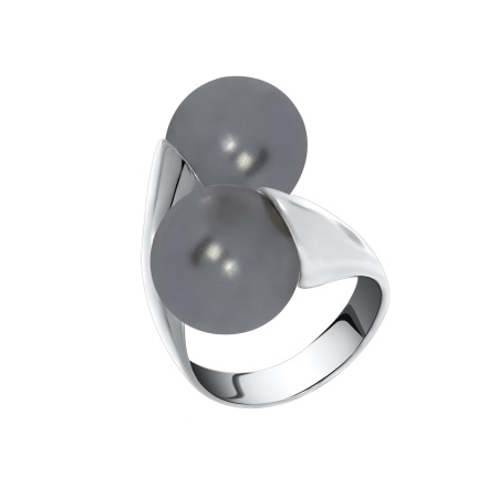 Купить оптом кольцо из серебра с жемчугами 1340240293-22 от Krasnoe