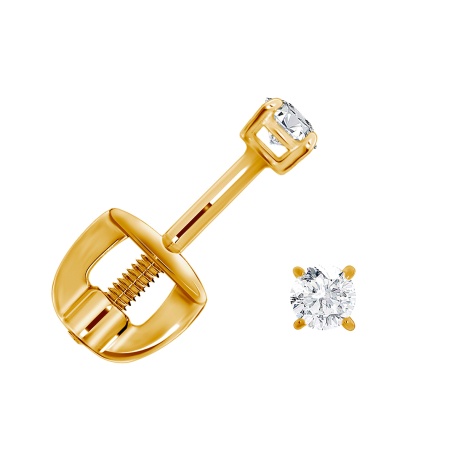 Купить оптом пусеты из серебра с фианитами П320200125 от Krasnoe