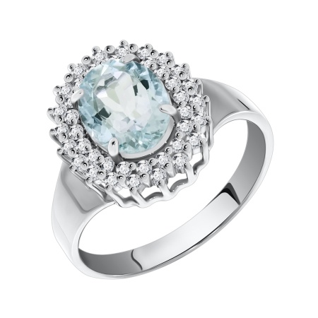 Купить оптом кольцо из серебра с фианитами 1340200145л-79 от Krasnoe