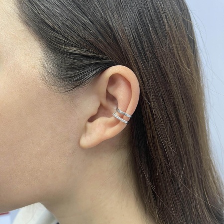 Купить оптом серьги из серебра с фианитами 2340204894л от Krasnoe