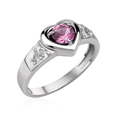 Купить оптом кольцо из серебра с фианитами 1340201778-30 от Krasnoe
