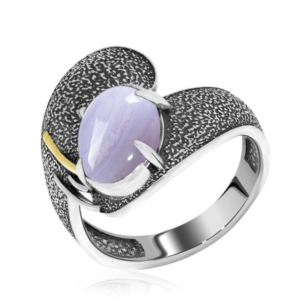 Купить оптом кольцо из серебра с агатом 1317392395-84 от Krasnoe