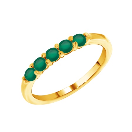 Купить оптом кольцо из серебра с агатами 1318391319-60 от Krasnoe