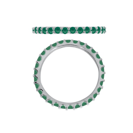 Купить оптом кольцо из серебра с агатами 1340391315-60-175 от Krasnoe