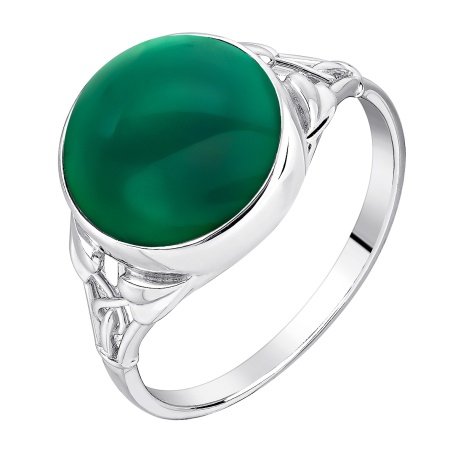 Купить оптом кольцо из серебра с агатом 1340395120-60 от Krasnoe