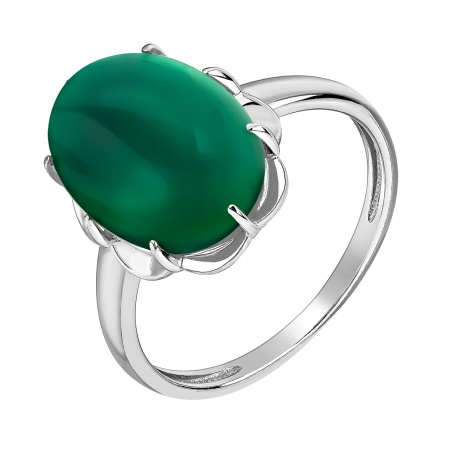 Купить оптом кольцо из серебра с агатом 1340395124-60 от Krasnoe