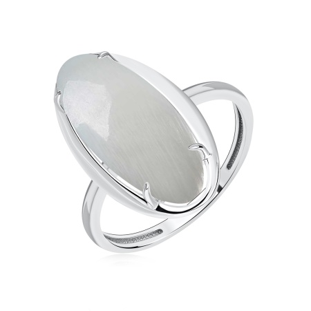 Купить оптом кольцо из серебра с перламутром 1340491974 от Krasnoe