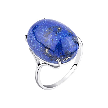 Купить оптом кольцо из серебра с лазуритом 1340475043 от Krasnoe